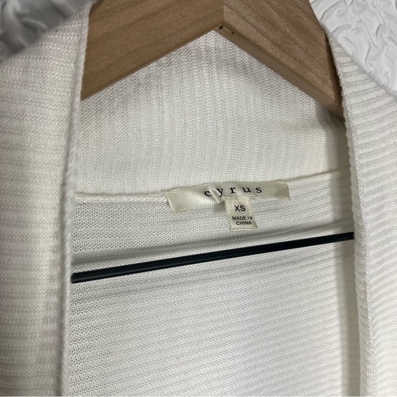 Cyrus Color Block Open Front Long Cardigan - Picture 2 of 5